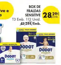 Pingo Doce BOX DE FRALDAS SENSITIVE promoção