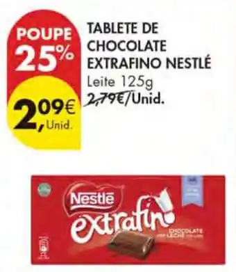 Pingo Doce TABLETE DE CHOCOLATE EXTRAFINO NESTLÉ promoção