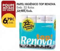 Pingo Doce Papel Higiénico Top Renova promoção