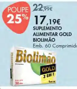 Pingo Doce Suplemento Alimentar Gold Biolimão promoção