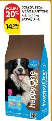 Pingo Doce COMIDA SECA P/CÃO HAPPYONE Adulto 10kg promoção