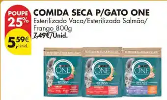 Pingo Doce Comida Seca P/Gato One promoção