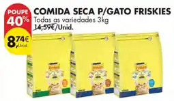 Pingo Doce COMIDA SECA P/GATO FRISKIES promoção