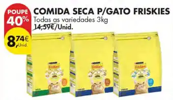 Pingo Doce COMIDA SECA P/GATO FRISKIES promoção