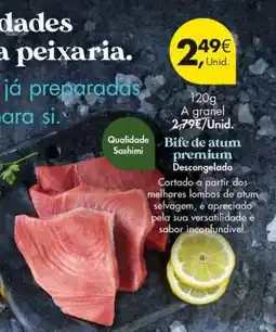 Pingo Doce Bife de Atum Premium promoção