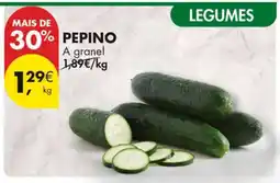 Pingo Doce Pepino a granel promoção