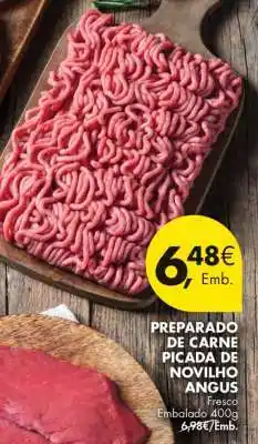 Pingo Doce PREPARADO DE CARNE PICADA DE NOVILHO ANGUS promoção