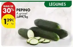 Pingo Doce Pepino promoção