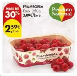 Pingo Doce Framboesa promoção