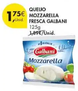 Pingo Doce QUEIJO MOZZARELLA FRESCA GALBANI 125g promoção