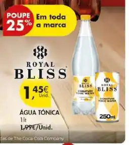 Pingo Doce Royal Bliss Água Tónica promoção