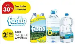 Pingo Doce Água Fastio promoção