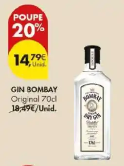 Pingo Doce GIN BOMBAY Original 70cl promoção