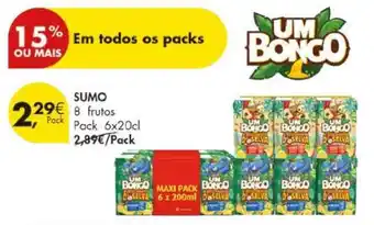 Pingo Doce SUMO Um Bongo promoção