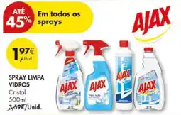 Pingo Doce SPRAY LIMPA VIDROS Cristal 500ml promoção