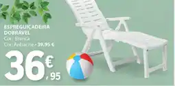 E.Leclerc Espreguiçadeira Dobrável promoção
