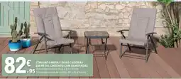 E.Leclerc Conjunto Mesa e Duas Cadeiras promoção