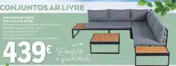E.Leclerc Conjunto de Canto para Sala de Estar promoção