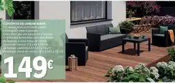 E.Leclerc Conjunto de Jardim Marie promoção