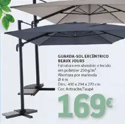 E.Leclerc GUARDA-SOL EXCÊNTRICO BEAUX JOURS promoção