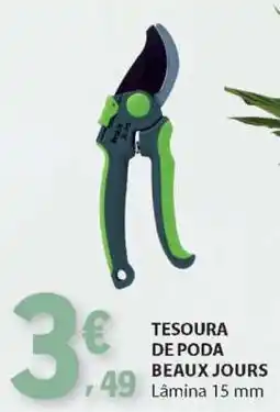 E.Leclerc Tesoura de Poda Beaux Jours promoção