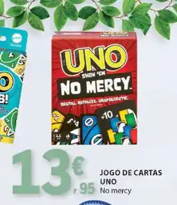 E.Leclerc Jogo de Cartas UNO No Mercy promoção