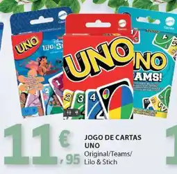 E.Leclerc Jogo de Cartas UNO promoção