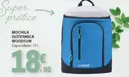 E.Leclerc MOCHILA ISOTÉRMICA WOODSUN promoção