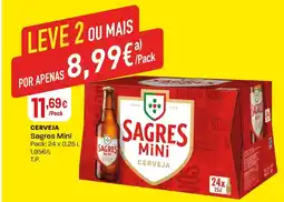 Intermarché Cerveja sagres mini promoção