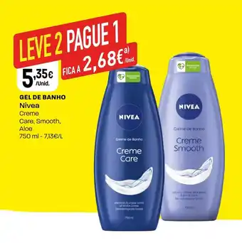 Intermarché Gel de banho Nivea promoção