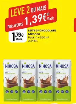 Intermarché LEITE C/ CHOCOLATE Mimosa promoção
