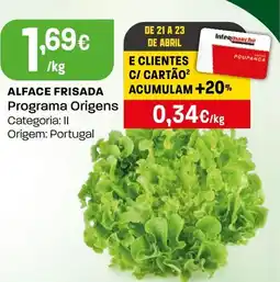 Intermarché ALFACE FRISADA Programa Origens Categoria: II promoção