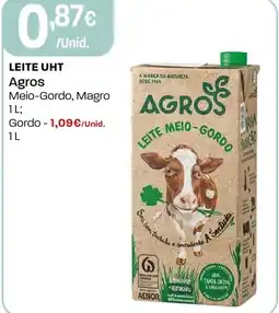 Intermarché Leite uht agros promoção