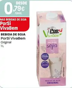 Intermarché Bebida de soja porsi vivabem original promoção