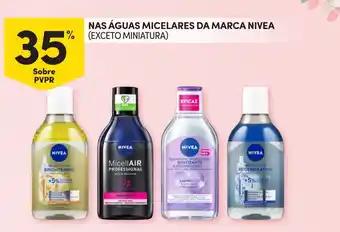 Continente Nas águas micelares da marca nivea promoção