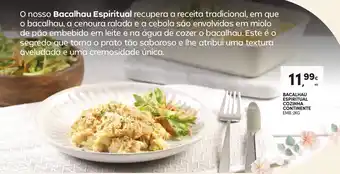 Continente Bacalhau espiritual cozinha continente promoção
