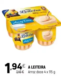 Coviran A LEITEIRA Arroz doce promoção