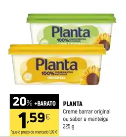 Coviran Planta Creme barrar original ou sabor a manteiga promoção