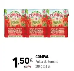 Coviran COMPAL Pola de tomate promoção