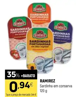 Coviran RAMIREZ Sardinha em conserva promoção