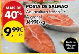 Pingo Doce POSTA DE Salmão promoção