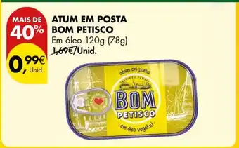 Pingo Doce ATUM EM POSTA BOM PETISCO promoção