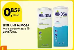 Pingo Doce LEITE UHT MIMOSA promoção