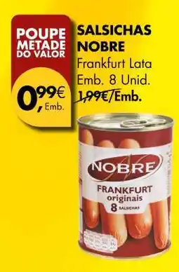 Pingo Doce Salsichas Nobre promoção