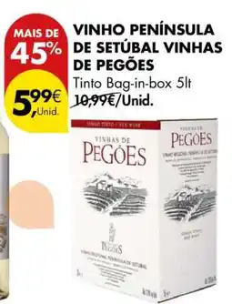 Pingo Doce VINHO PENÍNSULA DE SETÚBAL VINHAS DE PEGÕES promoção