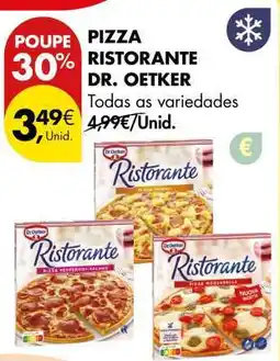 Pingo Doce Pizza Ristorante Dr. Oetker promoção