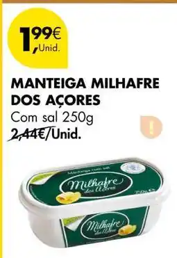 Pingo Doce Manteiga Milhafre dos Açores promoção
