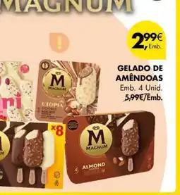 Pingo Doce Gelado de Amêndoas promoção