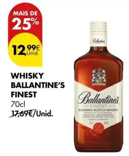 Pingo Doce Whisky Ballantine's Finest 70cl promoção