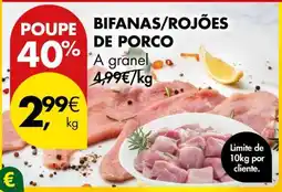 Pingo Doce Bifanas/Rojões de Porco promoção